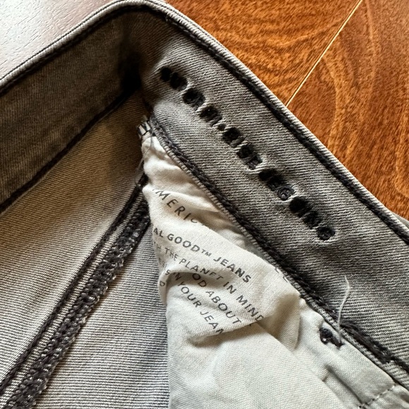 AE distressed grey high waist denim jeans - Picture 4 of 5